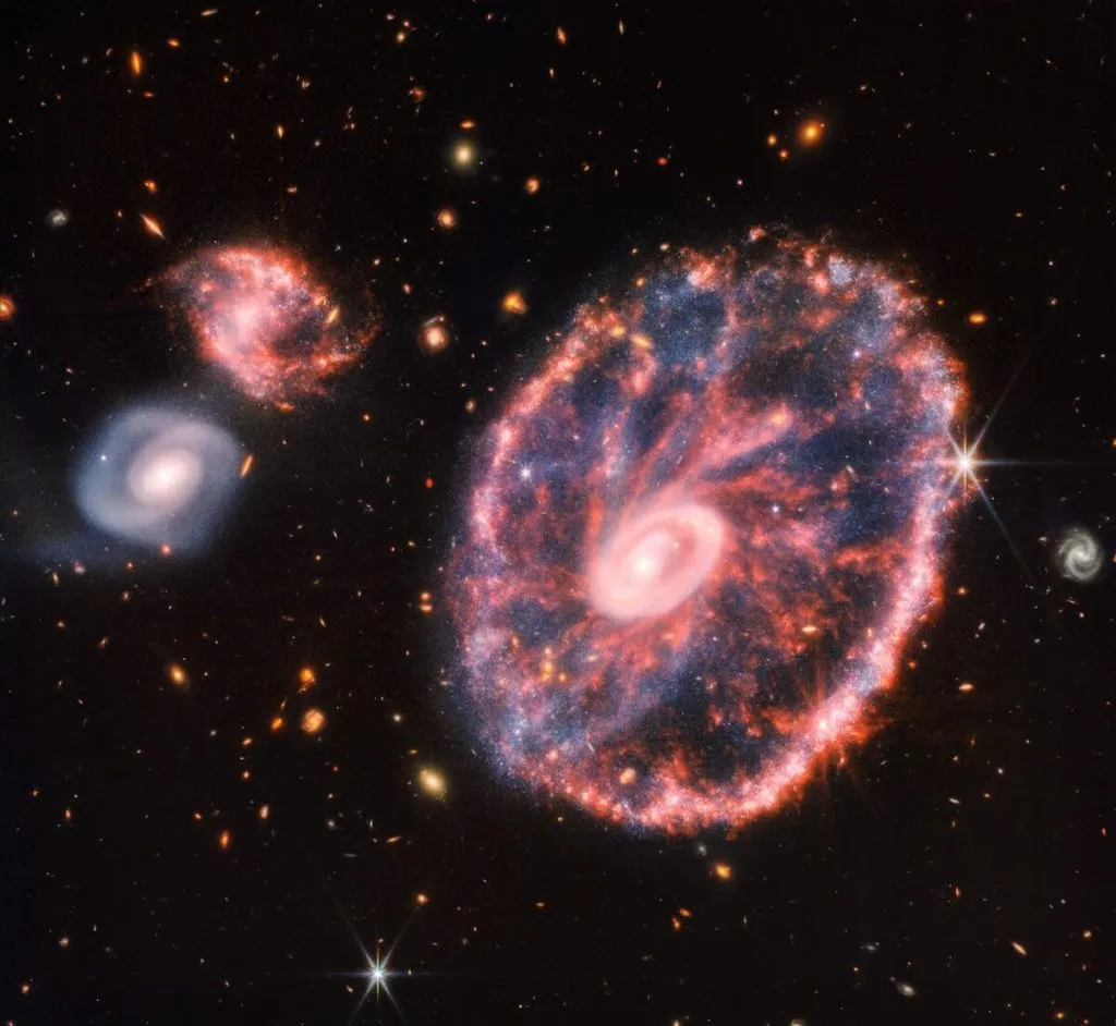 Cart Wheel Galaxy James Webb