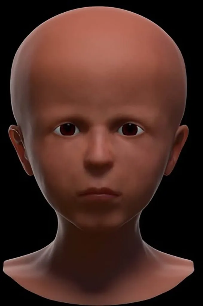 Egyptian boy’s facial reconstruction