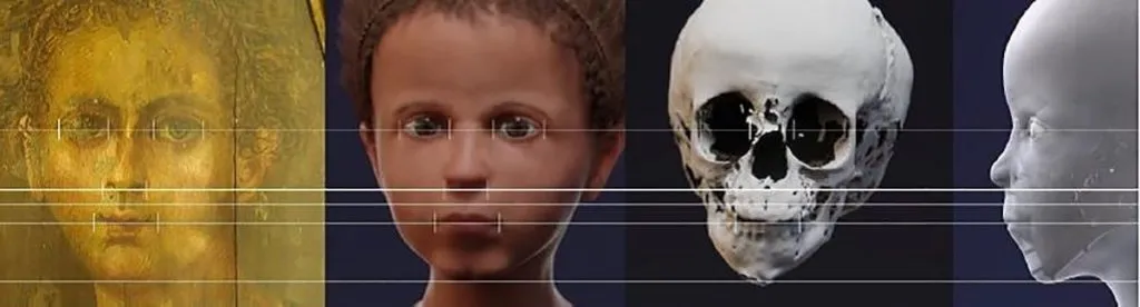 Egyptian boy’s facial reconstruction